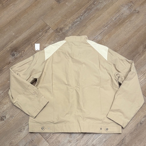 Sundae School Stash Chore Tan and Cream Shirt Jacket - Picture 7 of 8